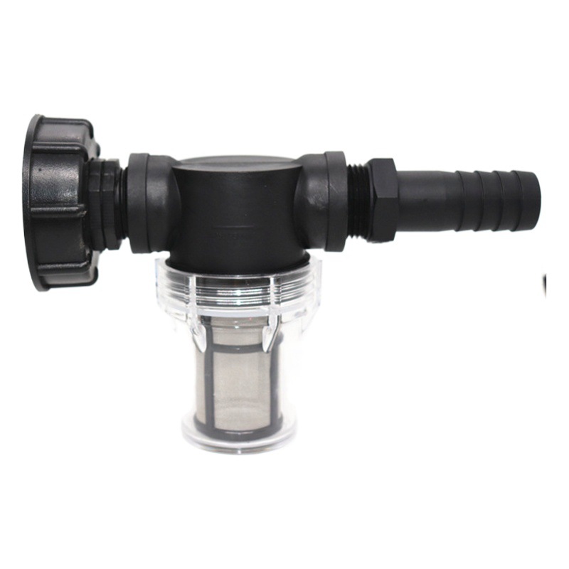 IBC tonelada barril conector tonelada barril accesorios jardín conector de tubería codo tonelada barril PE conector de tubería