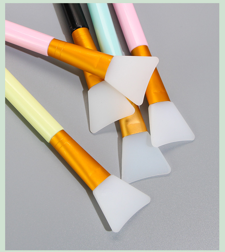 25g Weight Plastic Handgrip Makeup Brush Handle Type Mask Brushes Makeup Tools Types 1 Piece Quantity Alloy, Silica Gel Material Simple Style Style Simple Style Alloy Silica Gel Plastic Handgrip Mask Brushes 1 Piece 3
