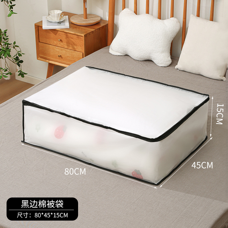 2023 nueva bolsa de almacenamiento de edredón de algodón EVA ropa visual caja de almacenamiento de edredón a prueba de polvo a prueba de humedad bolsa de embalaje de equipaje