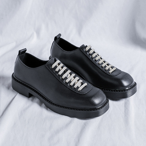 Autumn fashion casual small leather shoes for men Korean style British suits business men's shoes new Hong Kong trend shoes 20189-R