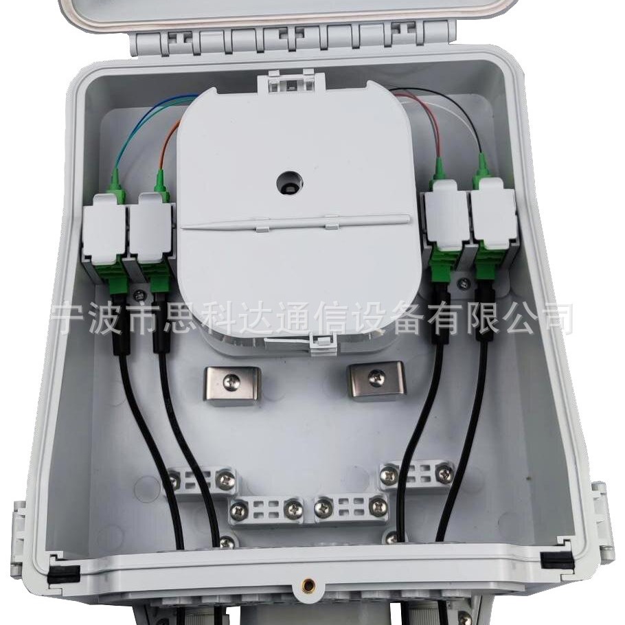 FTTH 16芯光缆分路器箱 16芯分光分纤箱 1分16光分路器箱