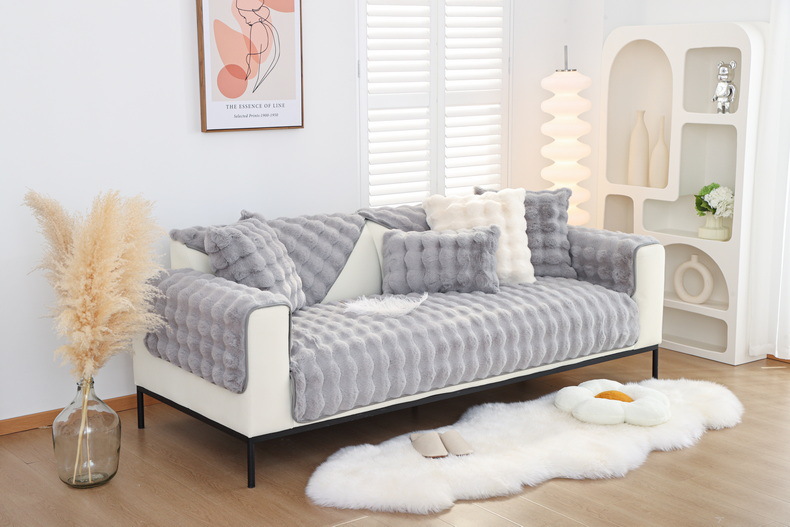 Title 8, Warme Sofa Bubble Plüsch Kissenbezug Kissen