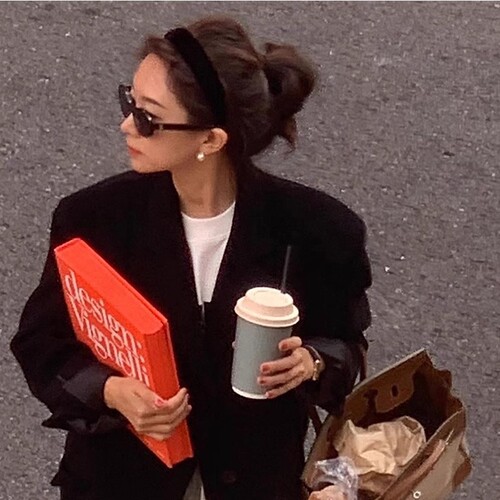 Fever's same style black velvet headband, high-end headband, retro hairpin, women's autumn and winter versatile outing