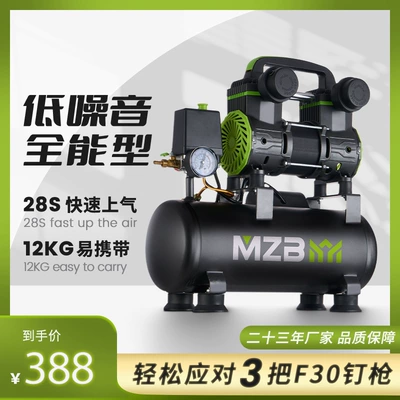 Air Pump Small 220V Air Compressor Oil-Free Silent Mini Woodworking Spray Paint Outlet Portable Air Compressor