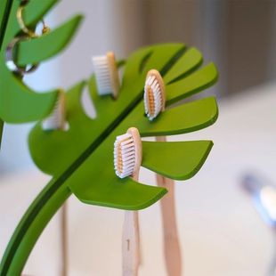 Creative Green Plant Decorative Storage Rack, New Seasonal Monstera Bathroom, Decorative Storage Rack in Front of Washbasin Mirror