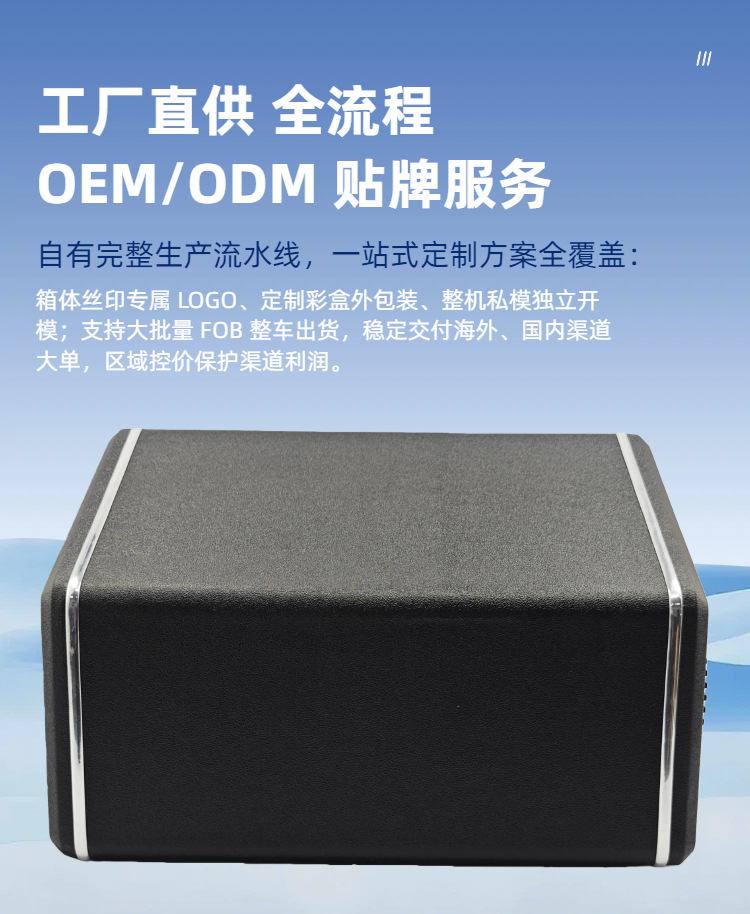 10inch Car Trunk Wooden Box Active Subwoofer High-Power Car Audio Modification Oem Customization