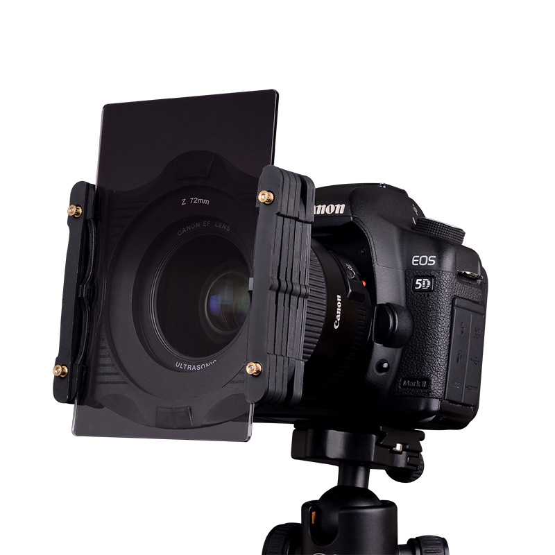 Z1塑料滤镜方镜支架2片滤镜装100mm可拆方形插片系统67-95接环