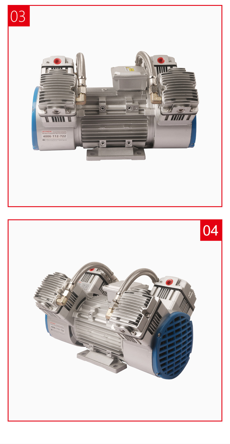 Leno 4000C High-Power Air Pump Laboratory Air Compressor Oil-Free Air Compressor Industrial Grade Air Pump