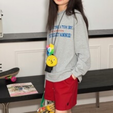 LM不退不换 2026春夏儿童新款男女童小马标刺绣纯色休闲短裤