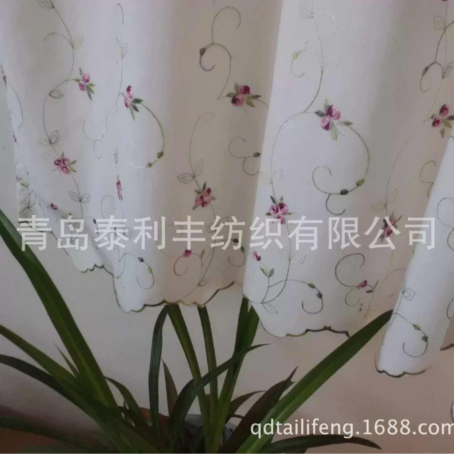 立体花苞小竹节布提拉窗帘升降气球咖啡帘 厂家批发 一件代发