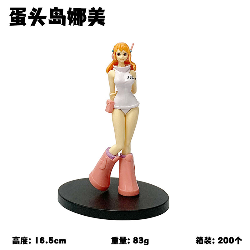 批发/代发海贼王动漫手办未来岛蛋头岛草帽路飞娜美手办摆件站姿|undefined