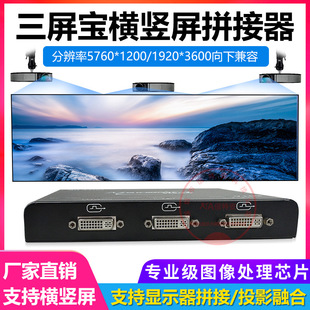Sanpingbao projection industrial-grade extended projection fusion ring screen projector multi-picture splicing processor horizontal and vertical screen