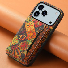 适用iPhone17Pro手机壳三星S25Ultra花纹图腾后盖谷歌10保护皮套