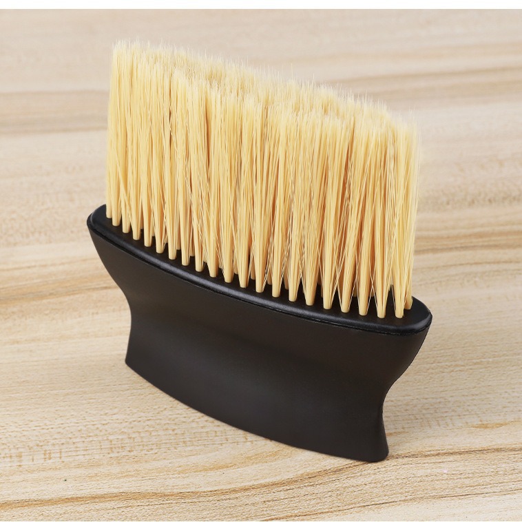 Barrer cepillo de cabello afilado cepillo de cabello cortador de cabello amarillo cepillo plano fabricante de embalaje independiente al por mayor herramientas de peluquería corte de cabello