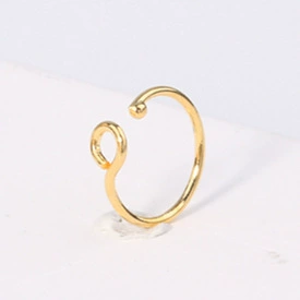 Fashionable nose piercing, diamond stone inlay, nose clip, European style