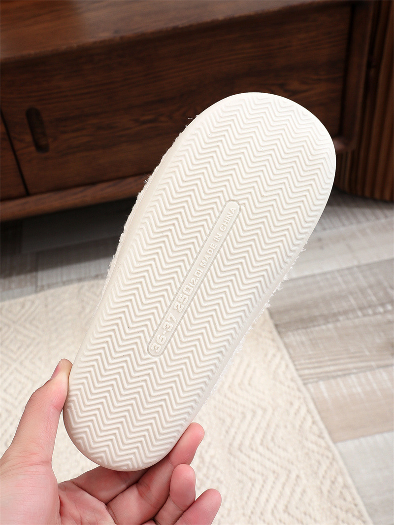 Woman Men Plush Open-Toe Closed-Toe Summer Indoor Lightweight Cushioned Non-Slip Machine Washable Slippers House Shoes_voghion.com