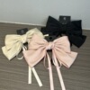 Quality elegant advanced hairpin with bow, hairgrip, Korean style, high-quality style