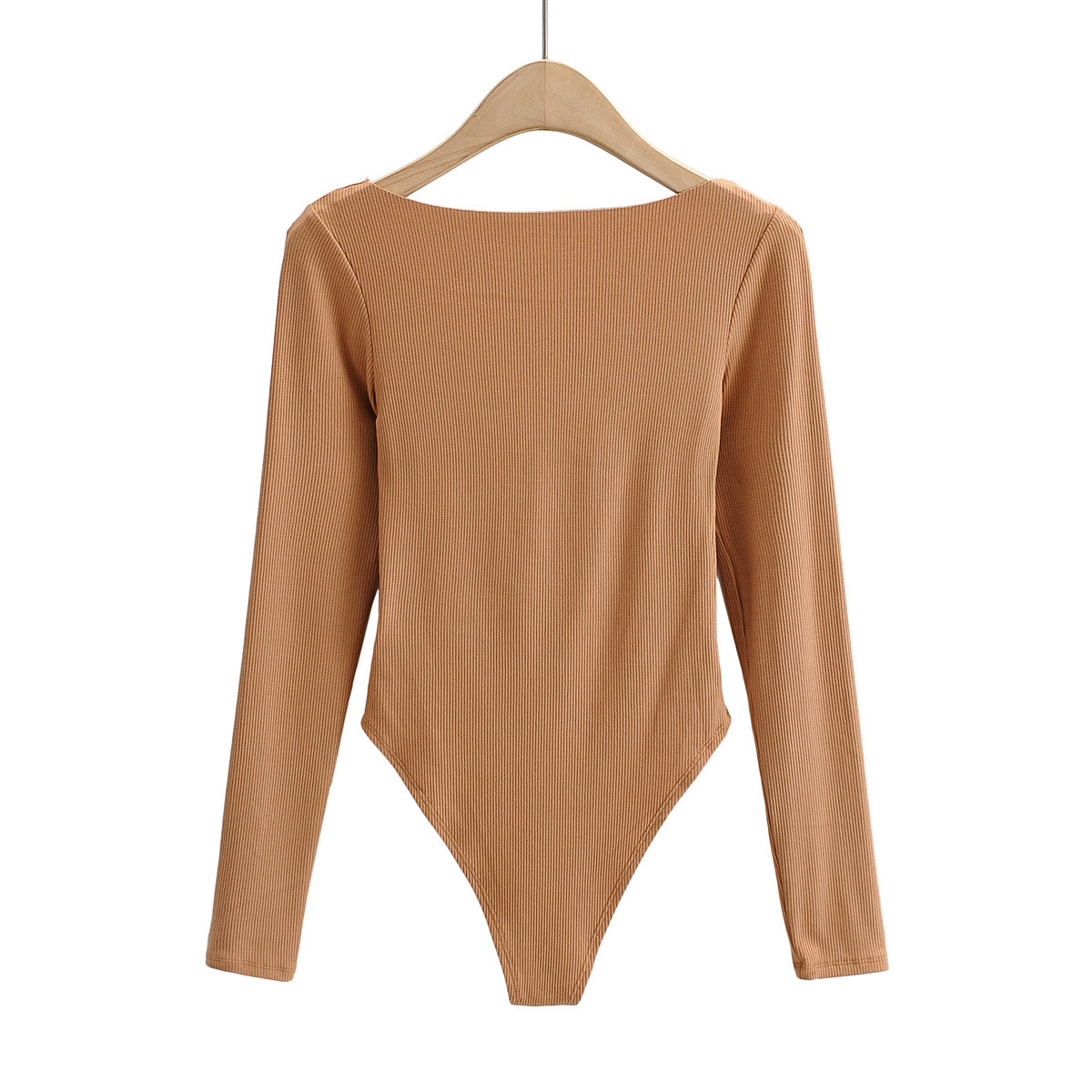 V-neck long sleeve bodysuit NSAC47655