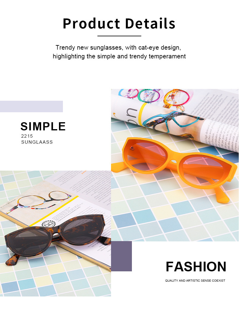 Gafas de sol cat eye para hombre y mujer estilo retro_voghion.com
