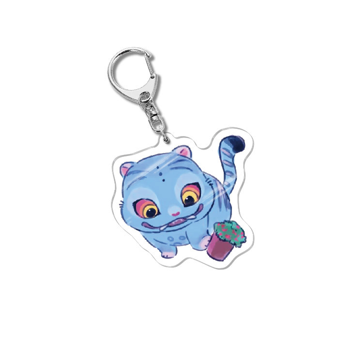 Kpop Demon Hunters Caza de Brujas Acrílico Colgante de llaveros Joyas Creativas Regalos