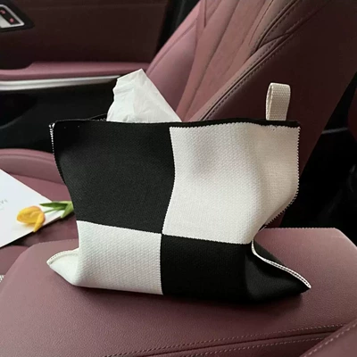 Car Tissue Box Hanging Tissue Car tissue box/set - large-square-long-eared-rabbit