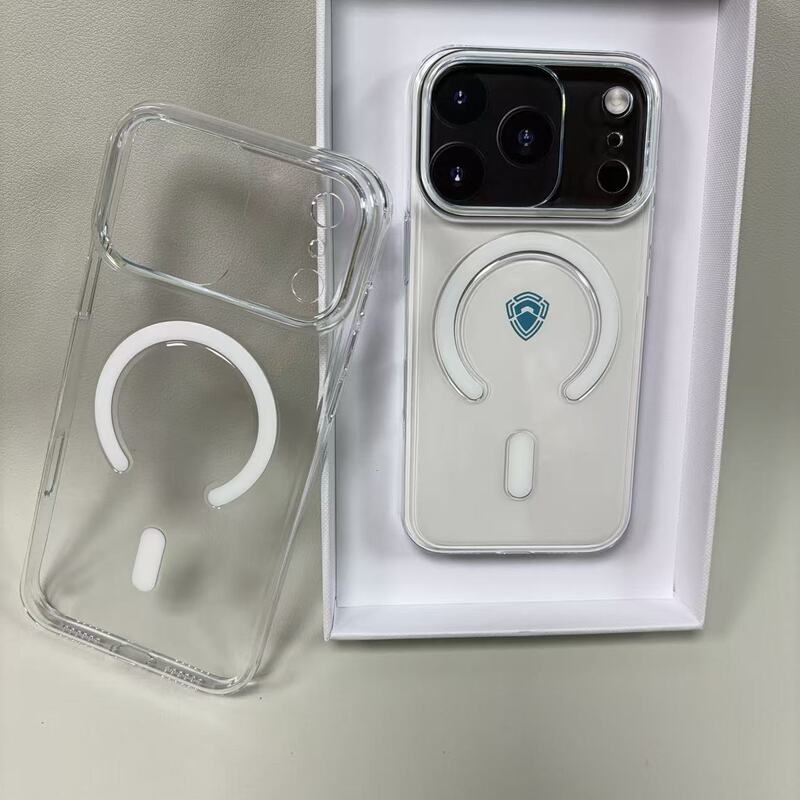 明磁系列 适用苹果17系列Iphone17四角防摔一体Ai按键保护手机壳|undefined