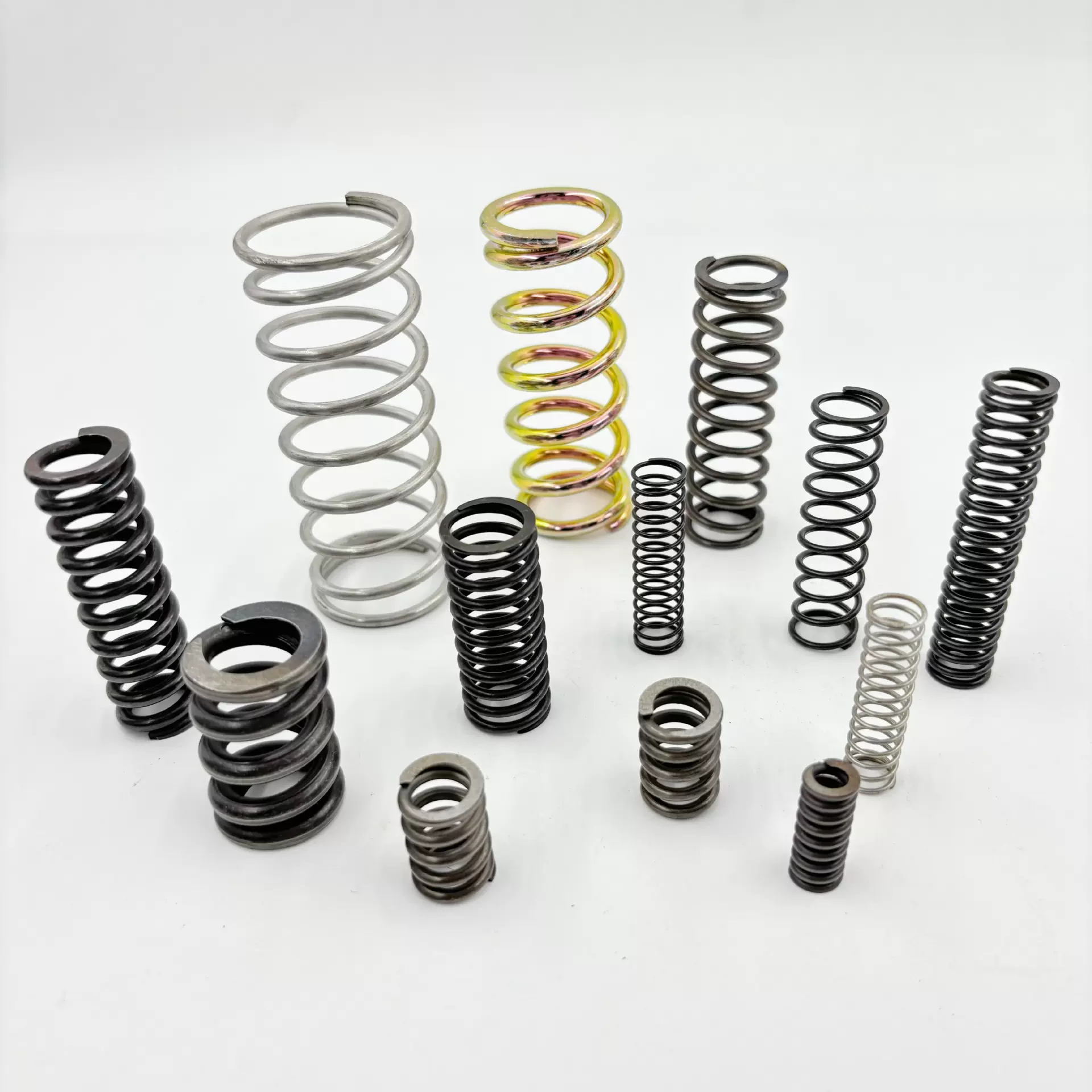 厂家供应现货圆柱弹簧镀镍弹簧 批发 弹簧钢 锁具 模具高弹性