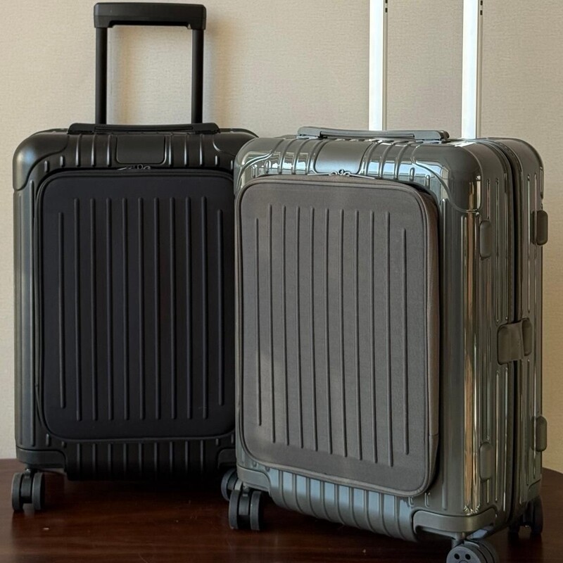 Riemo R brand same front-opening suitcase 21inch carry-on trunk square PC travel suitcase with front opening