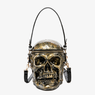 European and American Cross-border Bag Skull Funny Halloween Style Handbag Foreign Trade Bag Shoulder Crossbody Bag