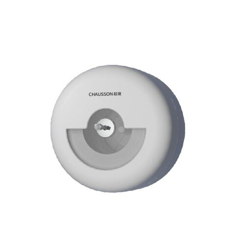 Center-mounted wall-mounted tissue box, toilet paper dispenser, punch-free design, ideal for high-traffic restrooms