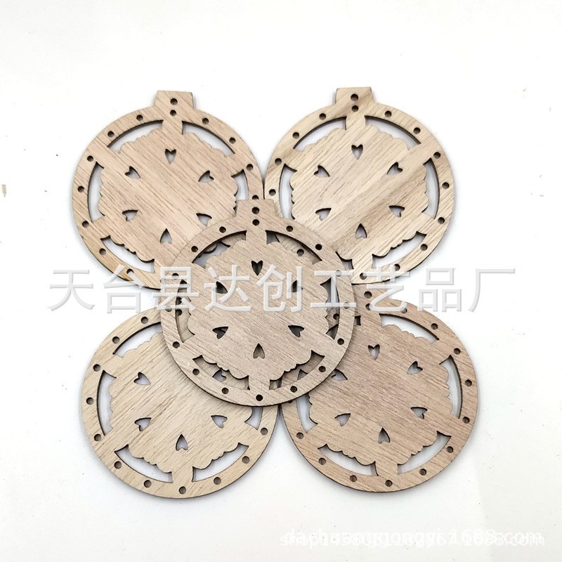 11款桐木板圣诞-雪花*70*64mm