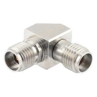 2.92mm 母头到 3.5mm 母头斜接直角适配器