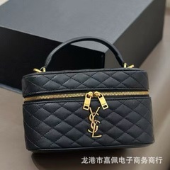 クロスボーダーキャビネットバニティバッグポータブル化粧品ボックスレディースバッグファッションヨーロッパとアメリカンスタイルのソリッドカラーのクロスボディレディースバッグ