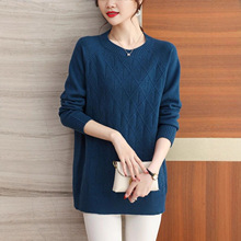 外贸出口意大利大牌尾单原单撤柜余单毛衣女宽松中长款上衣针织衫