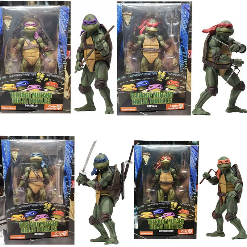 Фигура НЕКА Мутанты Ниндзя Черепашки Версии фильма 1990 года TMNT 7-дюймовая модель фильма кукла украшение может использоваться