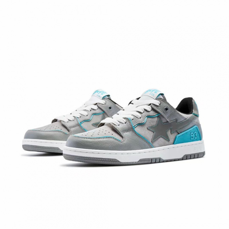 BAPESTA SK8 COURT DUNK シューズ バイブ メテオ ファン ブラック グリーン ロートップ カジュアル スニーカー 紳士靴|undefined