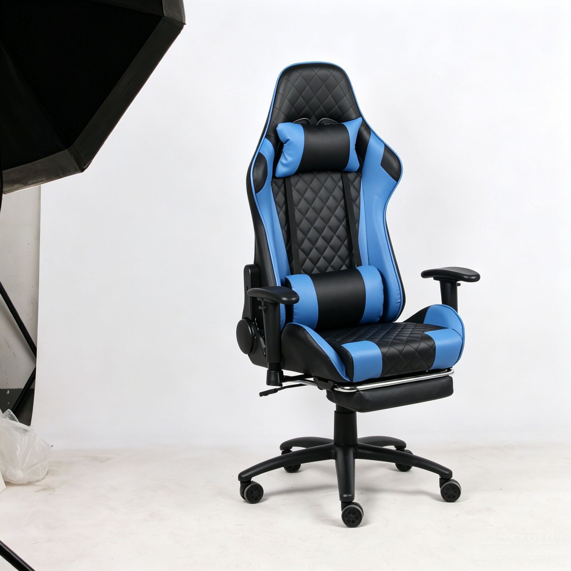 Silla de deporte eléctrico tela de celosía 4D reposabrazos cojín esponja de elevación de silla de juego giratoria 781