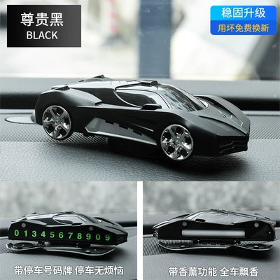 car model, parking number – Car phone holder - 832-with-number-plate-black-incense-stick-1