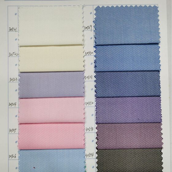 Cavalry twill 31% bamboo fiber 31% super fine denier 38 elastic fiber super soft shirt fabric is not easy to wrinkle