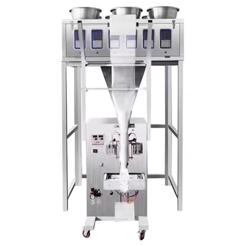 Фасовочная машина Tengbo Machinery трехсторонняя запайка, виброподача