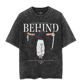 动漫咒术回战烙印勇Berserk剑风传奇水洗蜡染短袖T细居服装批发