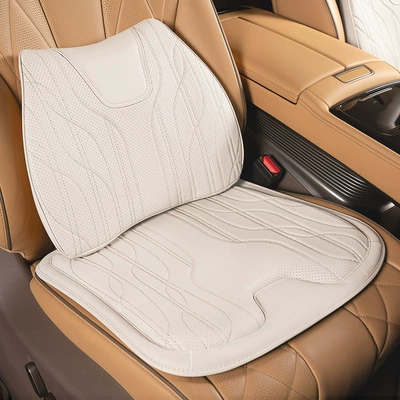 Waist support headrest lumbar support integrated seat - d-cushion-lumbar-support-creamy-white-without-standard