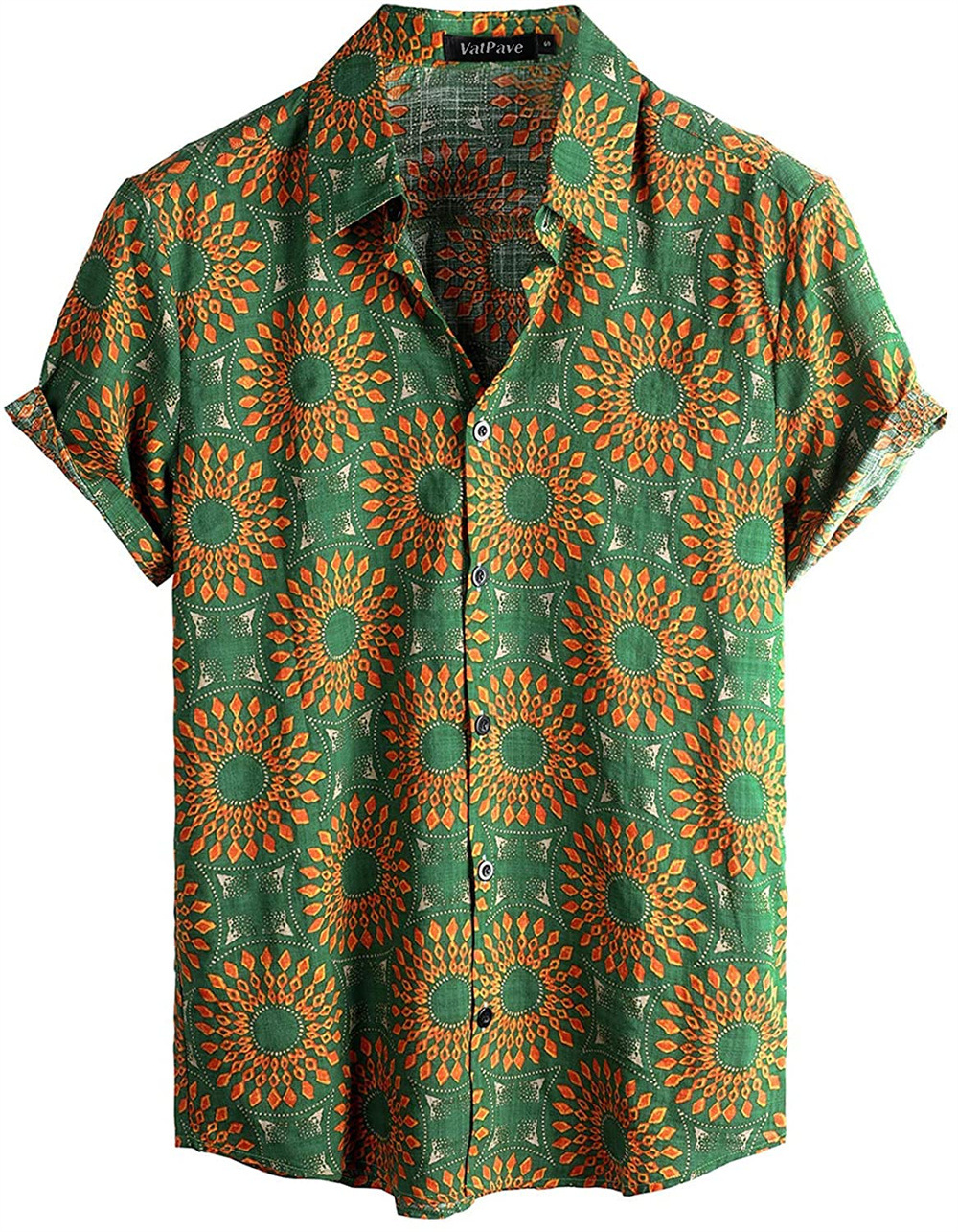 El verano Hawaiano de los hombres fronterizos del Amazonas imprimió la Fábrica de la fuente de la camisa de manga corta DINGZHI