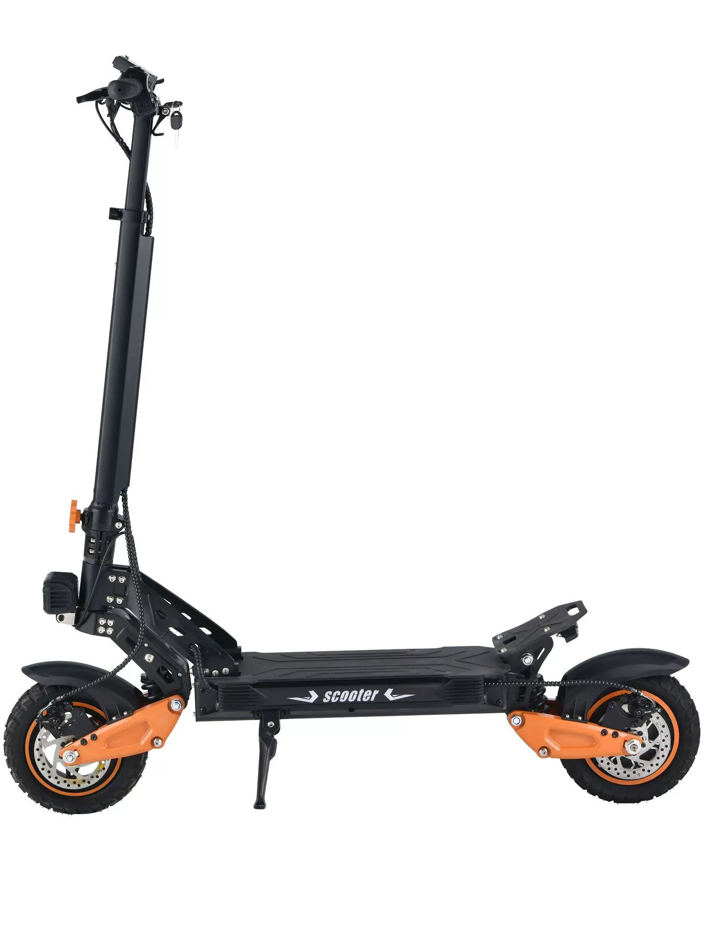 Внедорожный складной электрический самокат, мотор 1200W, 11" внедорожные шины, скорость 55 км/ч