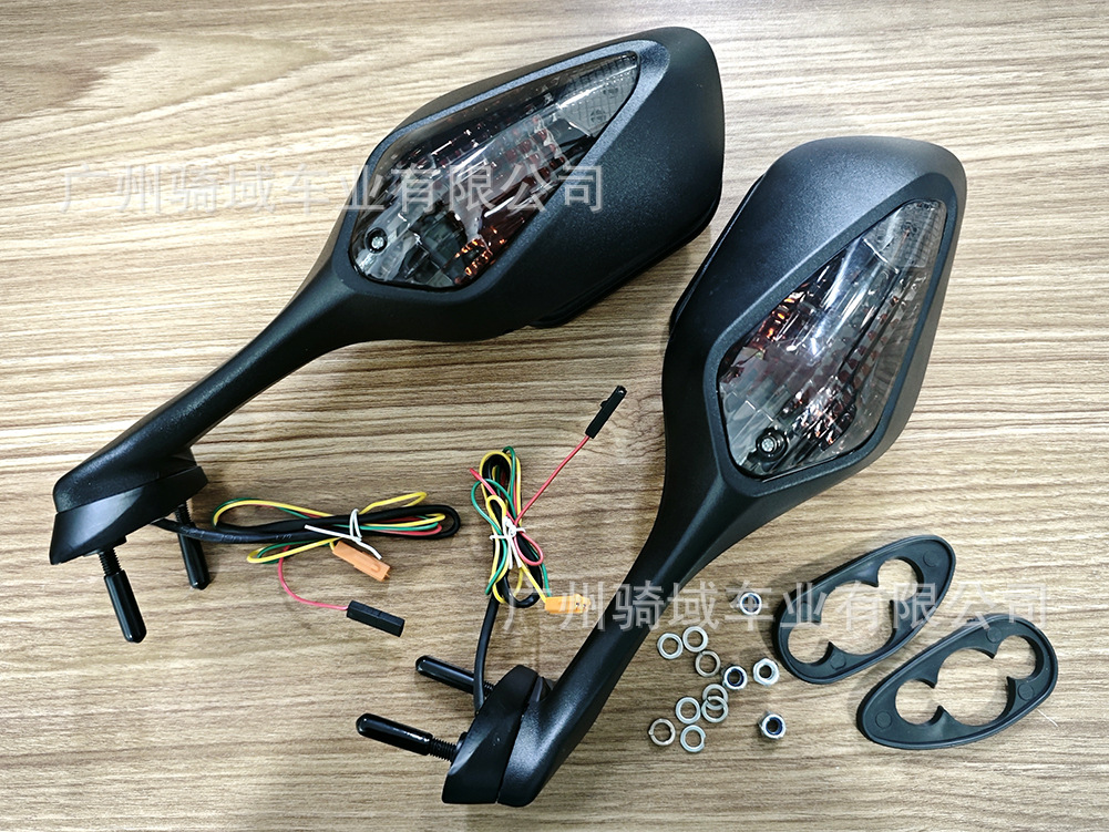 Suitable for Honda CBR1000RR 2008-2016, foldable motorcycle rearview mirror with turn signal