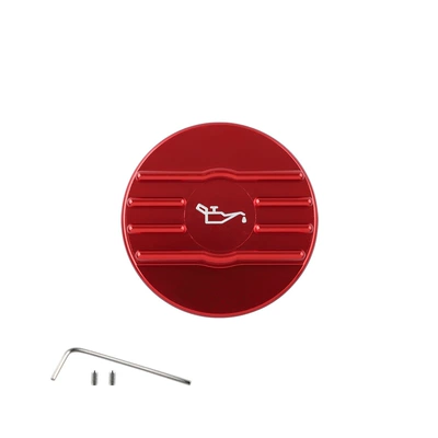 tank cover for modified | Water tank - red-fuel-tank-cap
