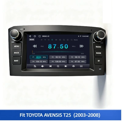 7inch Carplay Car Buttons Gps Navigation Multimedia Suitable for Toyota Avensis T25 (DVD Navigation)