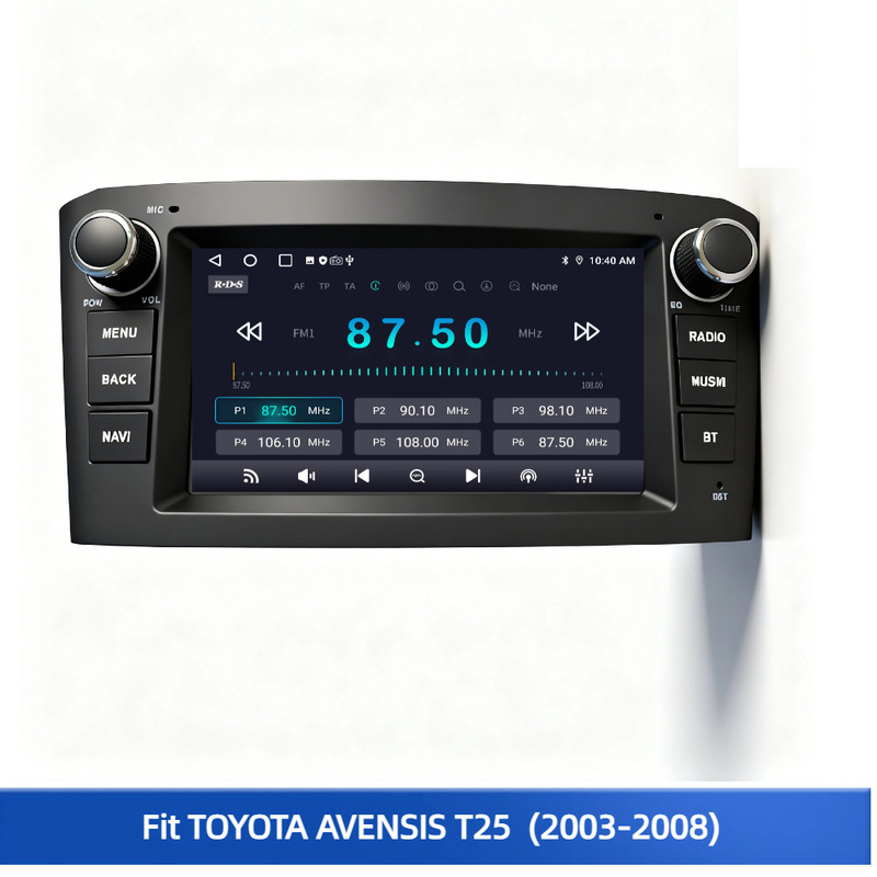 7inch Carplay Car Buttons Gps Navigation Multimedia Suitable for Toyota Avensis T25 7inch Carplay Car Buttons Gps Navigation Multimedia Suitable for Toyota Avensis T25