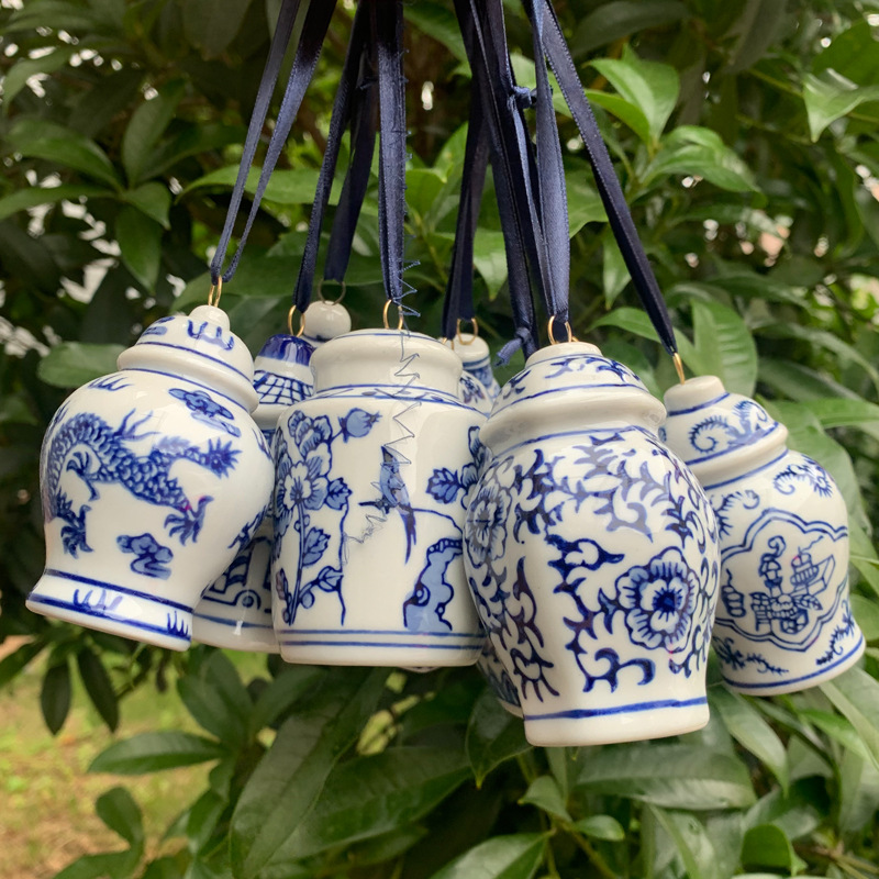 Blue and white accessory