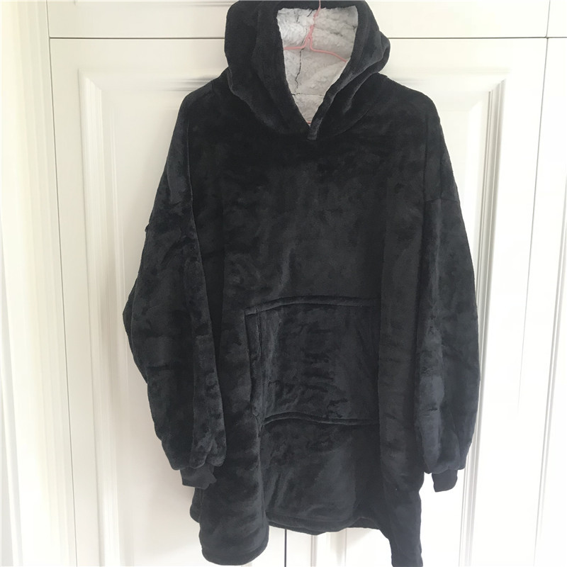 Transfronterizo camisón perezoso ropa pullover fleece con capucha manta de TV al aire libre a prueba de frío ropa perezoso Pijamas